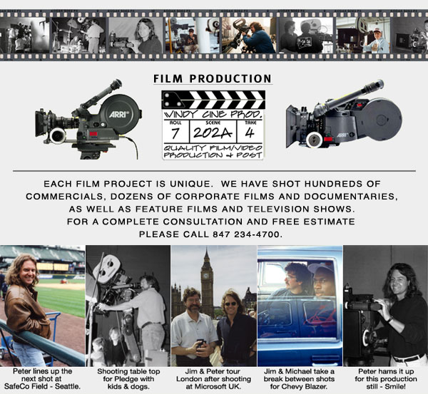 Chicago Film Production services