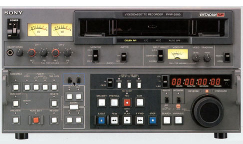 PVW-2800 BetaCam SP Edit Deck